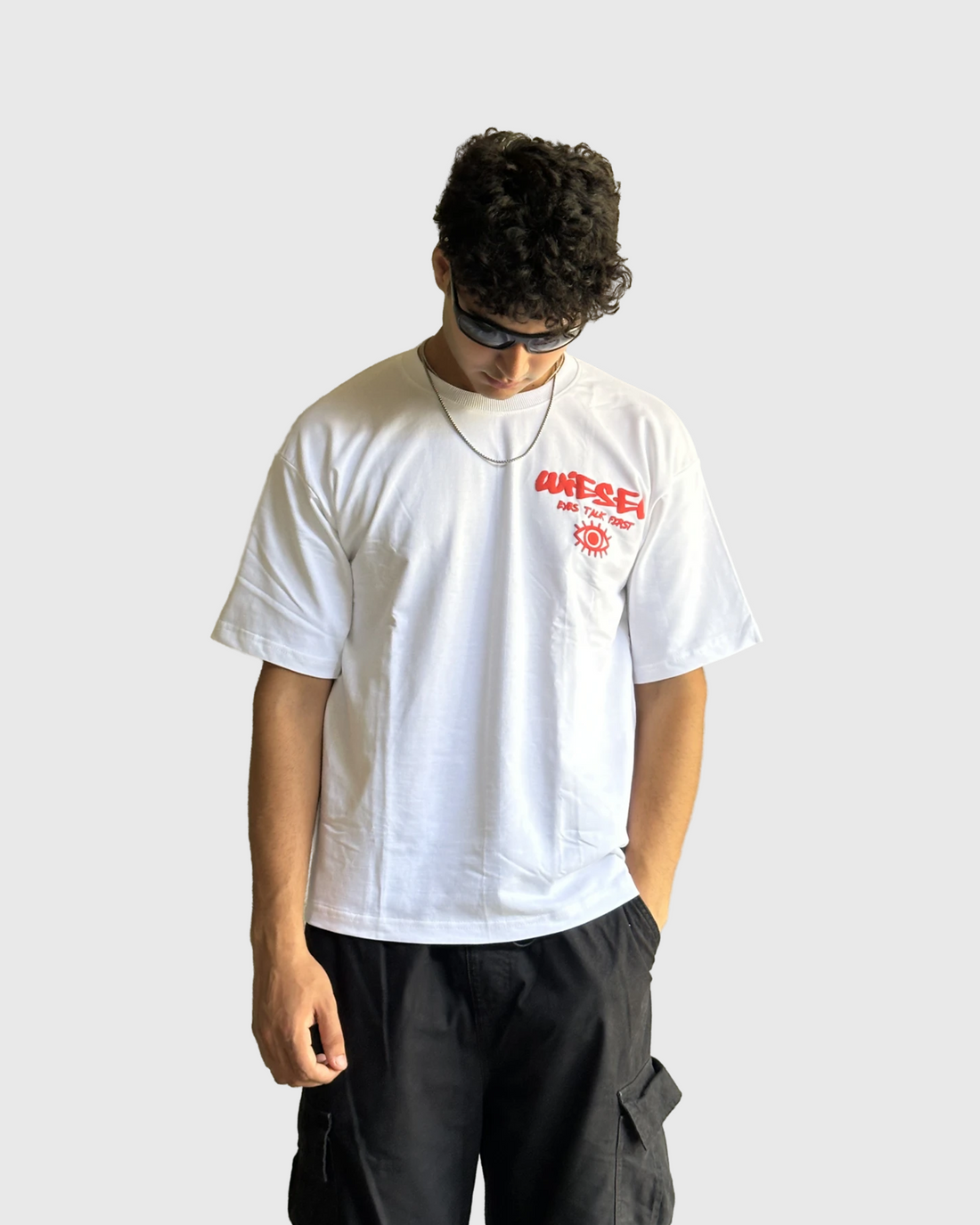 Wiesel "EYES TALK FIRST WHILE WE MAKE MOVES".