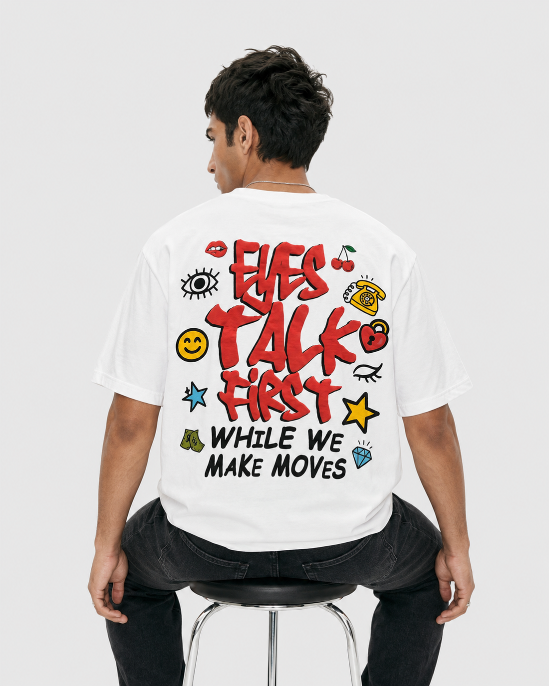 Wiesel "EYES TALK FIRST WHILE WE MAKE MOVES".