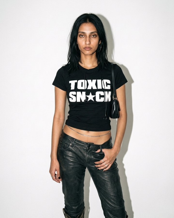TOXIC SN★CK baby tee