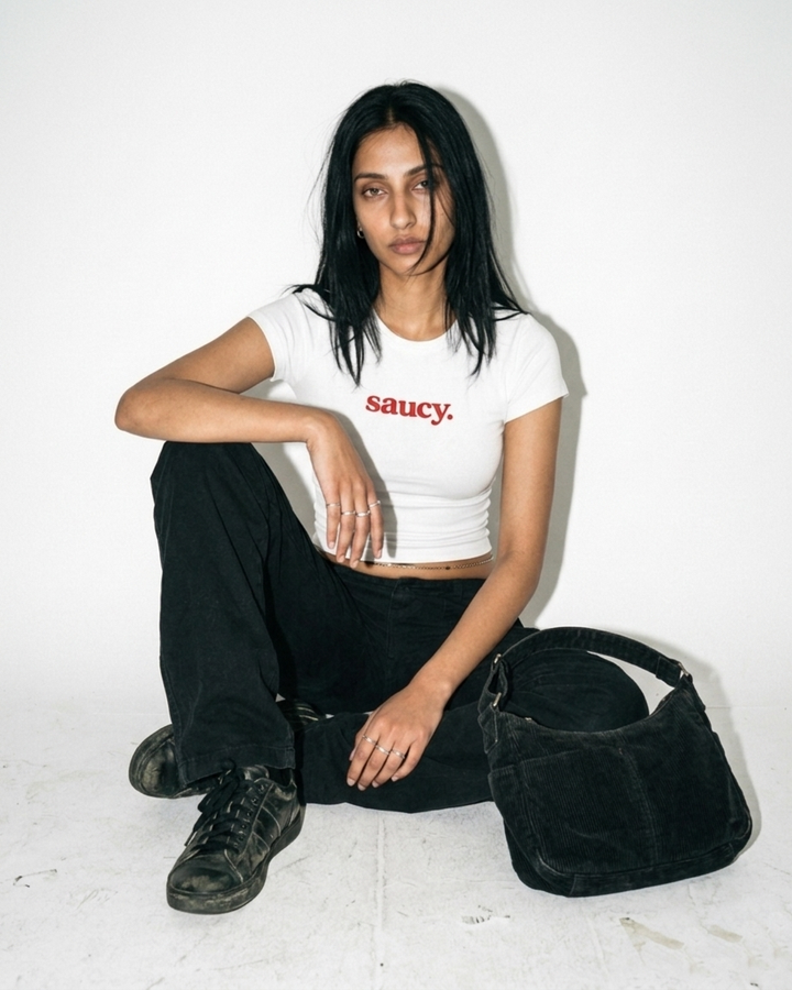 Saucy baby tee