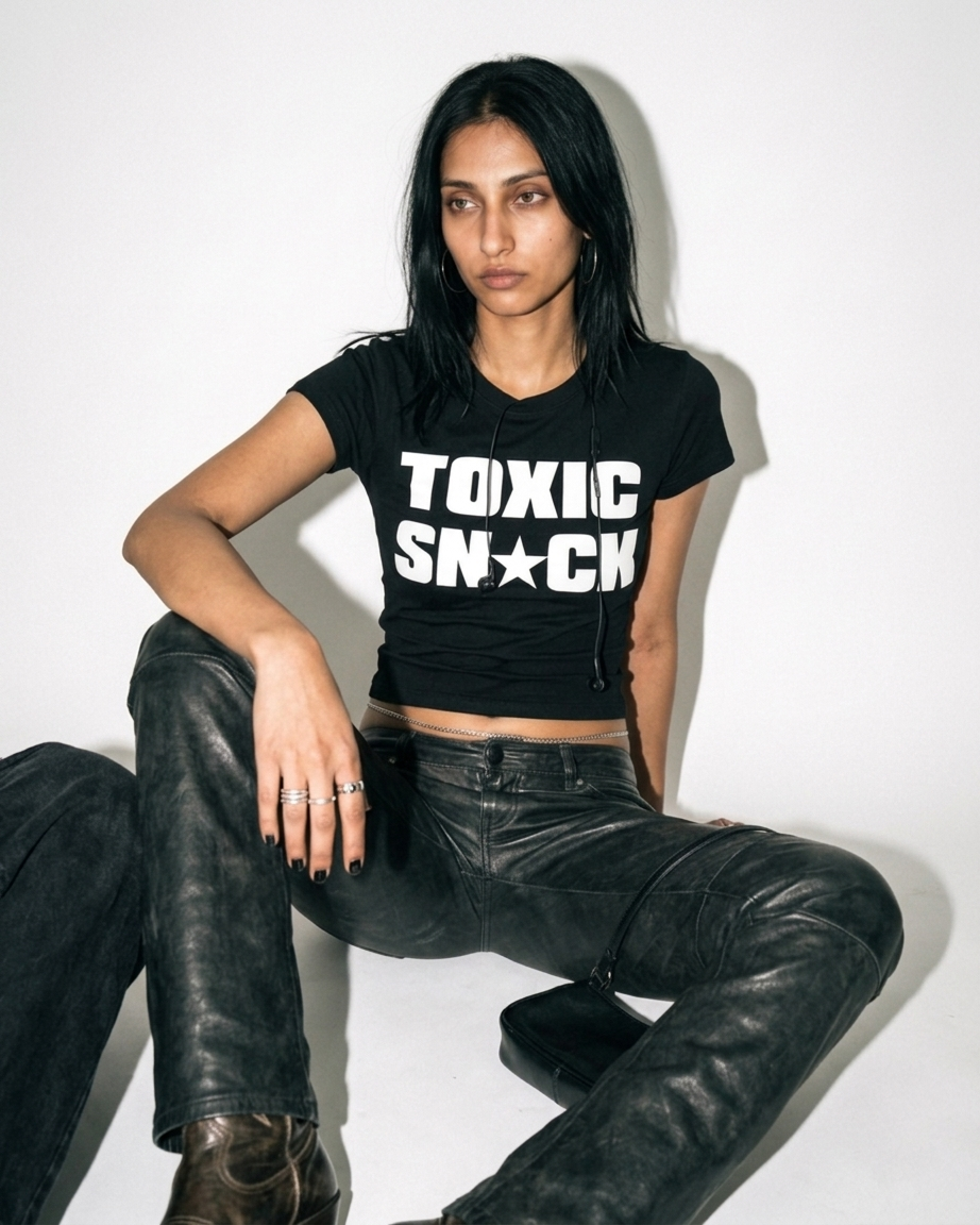 TOXIC SN★CK baby tee