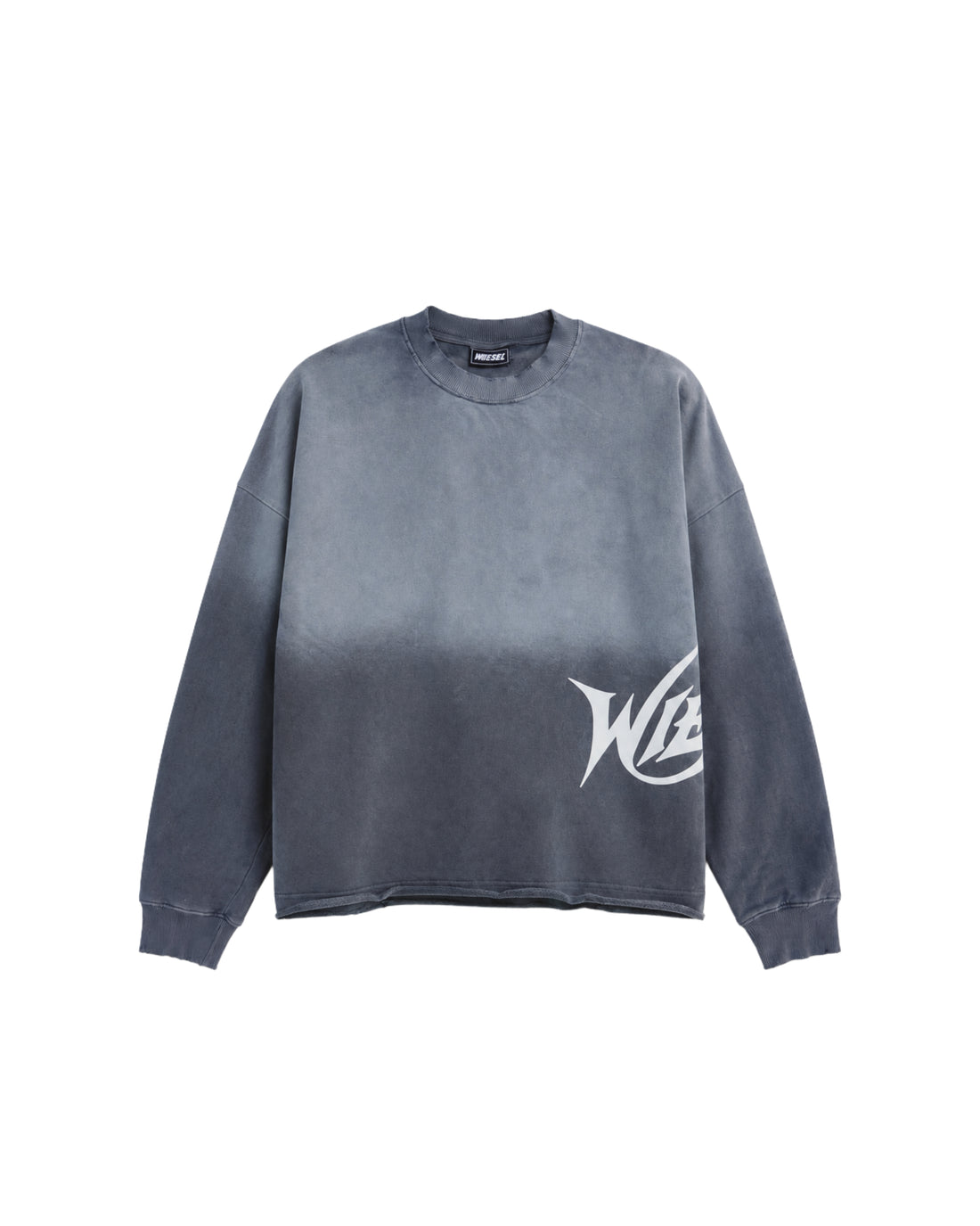 Distressed ombre long sleeve