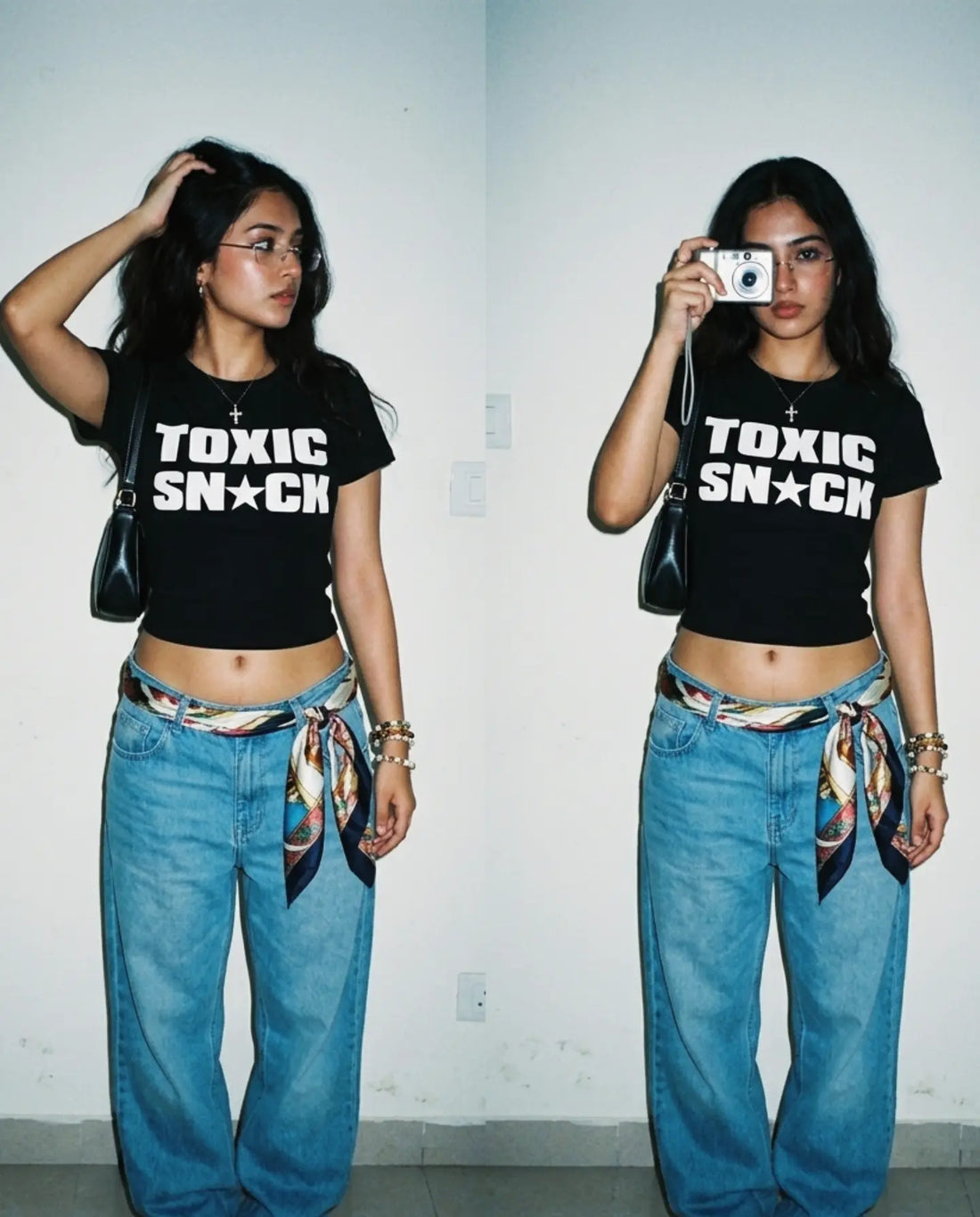 TOXIC SN★CK baby tee