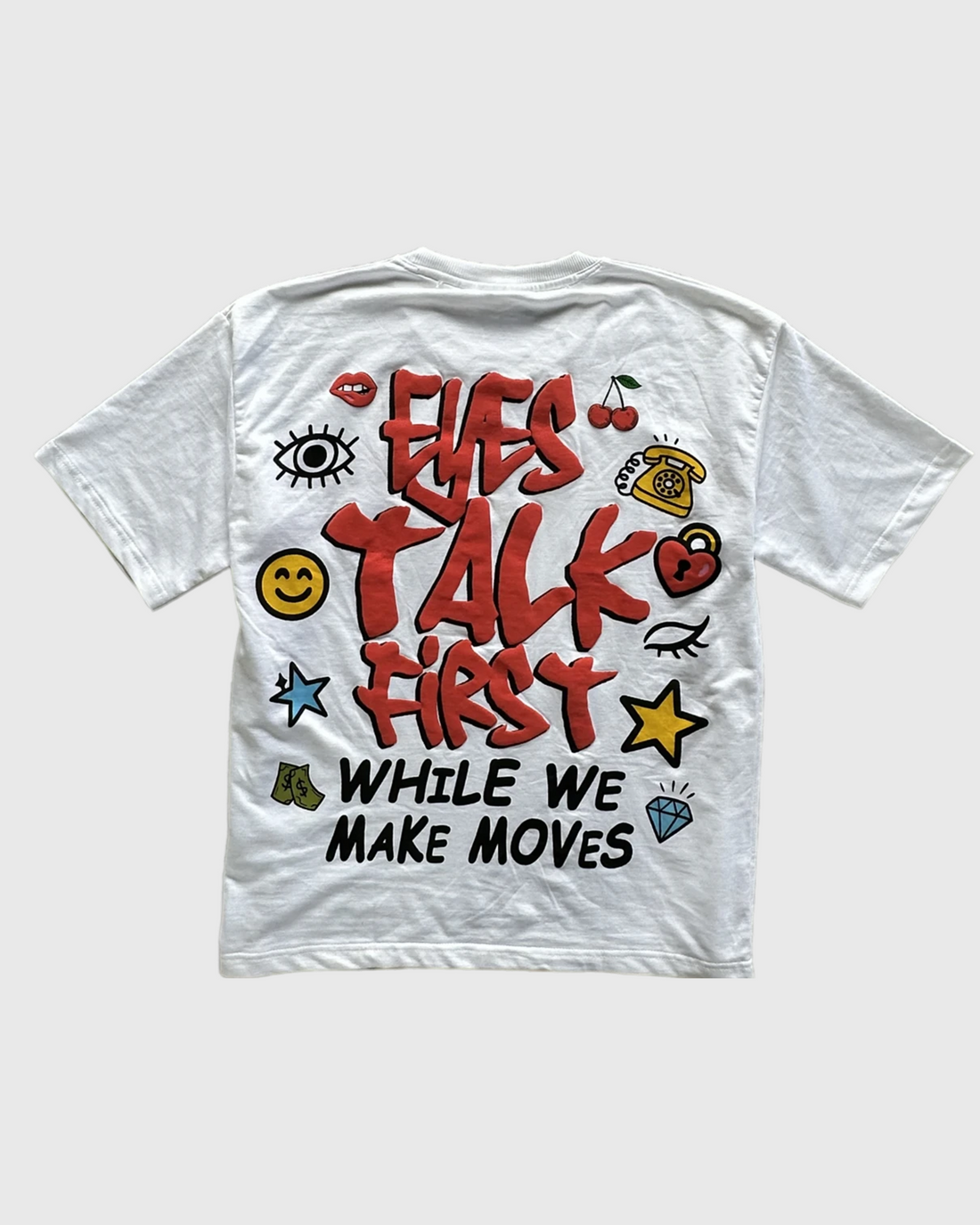 Wiesel "EYES TALK FIRST WHILE WE MAKE MOVES".